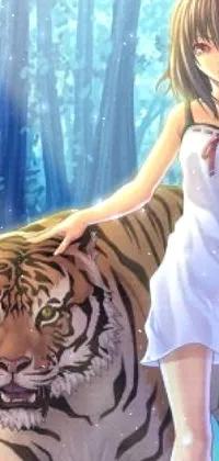 Racy Light Bengal Tiger Live Wallpaper