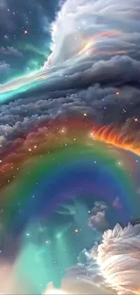 Rainbow Atmosphere Daytime Live Wallpaper