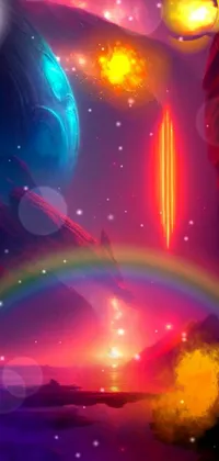 Rainbow Atmosphere Photograph Live Wallpaper