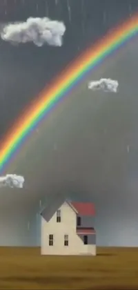Rainbow Cloud Atmosphere Live Wallpaper