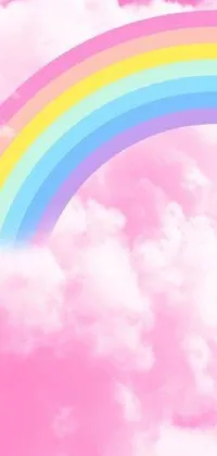 Rainbow Cloud Daytime Live Wallpaper