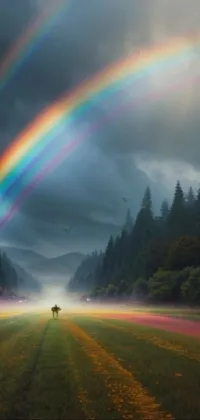 Rainbow Cloud Sky Live Wallpaper