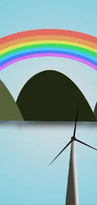 Rainbow Daytime Light Live Wallpaper