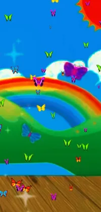 Rainbow Ecoregion Nature Live Wallpaper