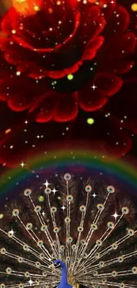 Rainbow Liquid Light Live Wallpaper