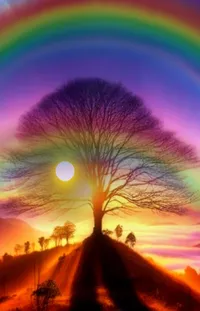 Rainbow Photograph Light Live Wallpaper