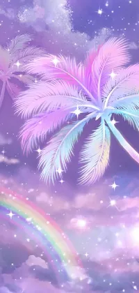 Rainbow Plant Atmosphere Live Wallpaper