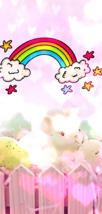 Rainbow Product Pink Live Wallpaper