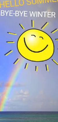 Rainbow Smile Facial Expression Live Wallpaper
