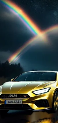 Rainbow Vehicle Tire Live Wallpaper