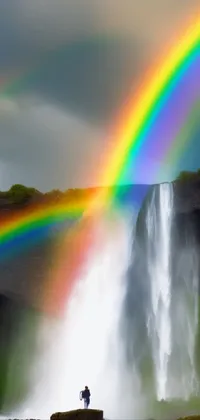 Rainbow Water Photograph Live Wallpaper