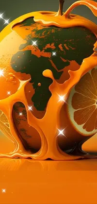 Rangpur Light Orange Live Wallpaper
