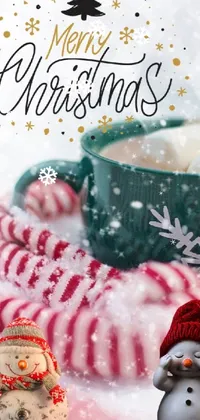 Get into the holiday spirit with our lively phone live wallpaper