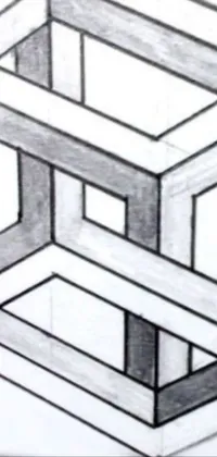 Rectangle Art Symmetry Live Wallpaper