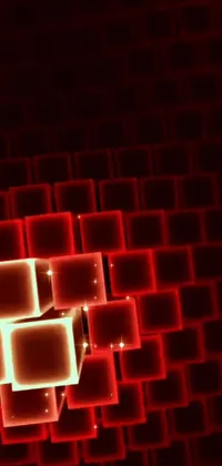 Rectangle Red Brick Live Wallpaper