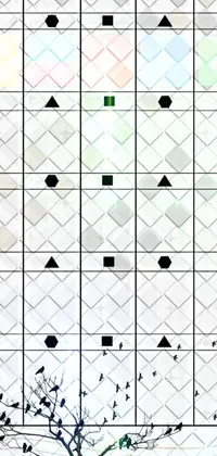 Rectangle Symmetry Pattern Live Wallpaper