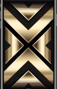 Rectangle Triangle Gold Live Wallpaper