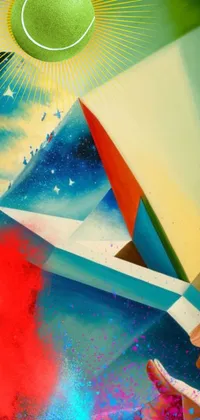 Rectangle Triangle Paint Live Wallpaper
