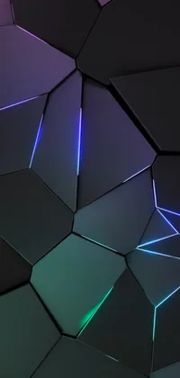 Rectangle Triangle Purple Live Wallpaper