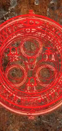 Red Art Abstract Live Wallpaper