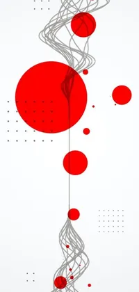 Red Art Circle Live Wallpaper