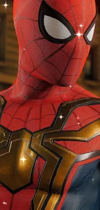 Red Art Spider-man Live Wallpaper
