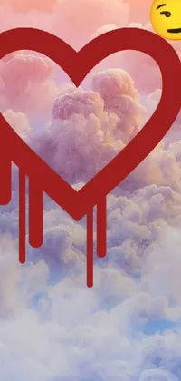 Red Cloud Sky Live Wallpaper