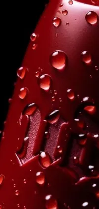 Red Drop Moisture Live Wallpaper
