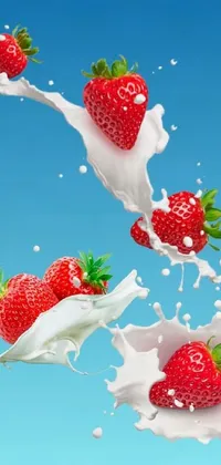 Red Food Liquid Live Wallpaper