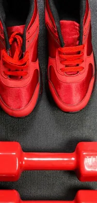 Red Footwear High Heels Live Wallpaper
