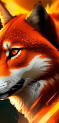 Red Fox Fox Orange Live Wallpaper