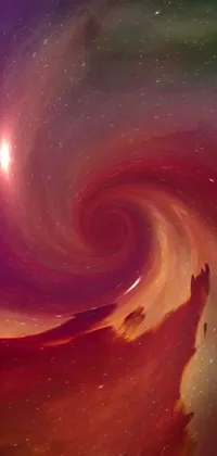 Immerse yourself in the wonders of space with this phone live wallpaper