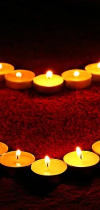 Red Light Candle Live Wallpaper