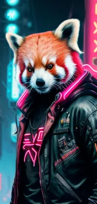 Red Panda Carnivore Jacket Live Wallpaper