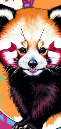 Carnivore Red Panda Art Live Wallpaper - free download