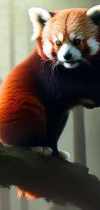 Red Panda Eye Light Live Wallpaper