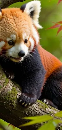Red Panda Green Nature Live Wallpaper