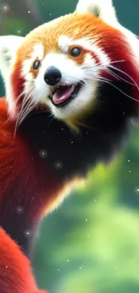 Carnivore Plant Red Panda Live Wallpaper - free download