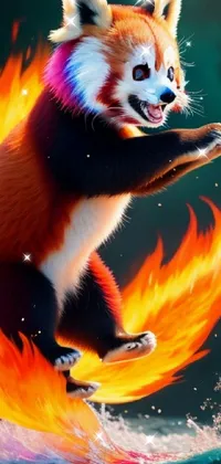 Red Panda Orange Carnivore Live Wallpaper