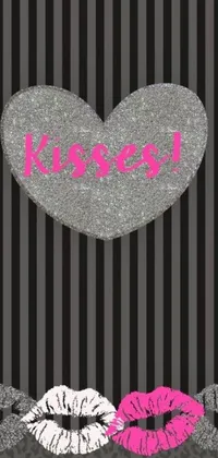 If you love romance and passion, this phone live wallpaper is perfect for you! With plush, glossy lips set against a glittering pink and black background, this wallpaper creates a sultry mood that's hard to resist