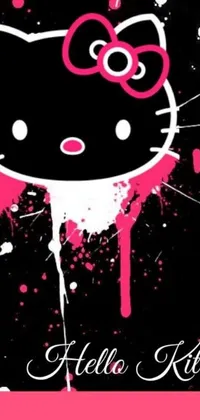 Red Pink Cat Live Wallpaper - free download