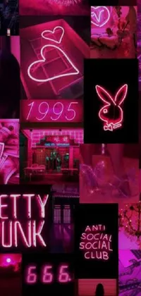 Neon Pink Cyberpunk Live Wallpaper - free download