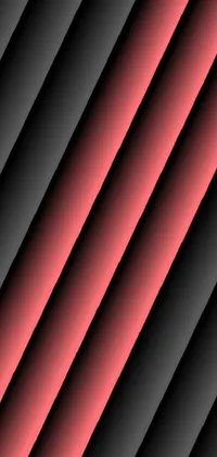 This dynamic live wallpaper features a black and red background with diagonal lines and shades of pink