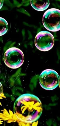 Looking for a stunning live wallpaper that will bring your phone to life? Check out this amazing bubble-themed wallpaper that promises to mesmerize you with its mesmerizing visuals