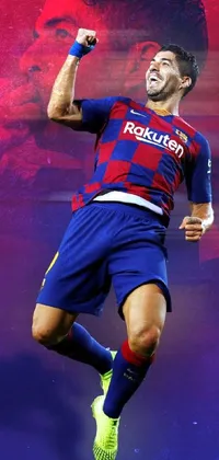 Red Shorts Player Live Wallpaper