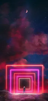Red Sky Pink Live Wallpaper