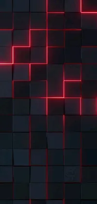 Looking for an eye-catching phone wallpaper that exudes Tumblr vibes? Feast your eyes on this high-quality AMOLED wallpaper! Featuring a bunch of dynamic cubes with glowing red lights, this wallpaper boasts an 8K resolution that looks stunning on any device