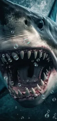 Requiem Shark Lamniformes Mouth Live Wallpaper