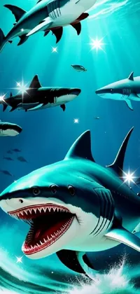 Requiem Shark Water Photograph Live Wallpaper