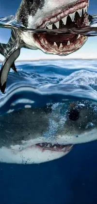 Requiem Shark Water Photograph Live Wallpaper